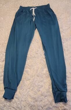 Women's Blue sweat pants/pajama bottoms size Medium by real essentials